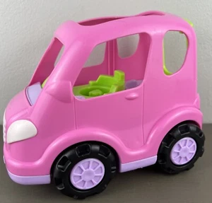Fisher Price 2013 Little People Family rosa SUV/Van coche música ¡Funciona! - Imagen 1 de 9