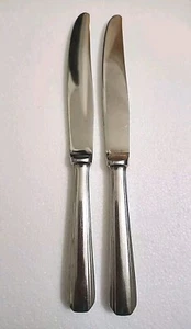 Christofle Capricorne PALME Modern Hollow Knife Stainless 9 3/4" Set Of 2 - Picture 1 of 2
