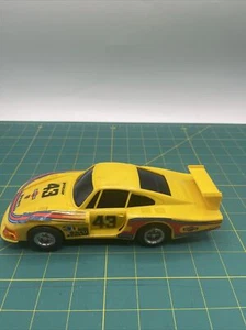Blue Box Porsche 935 Two Speed Friction Made in Hong Kong VTG Yellow - Picture 1 of 6