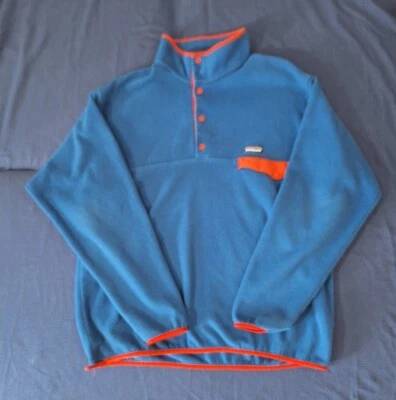 Suéter Pullover Patagonia Vintage XL Medio Botón Azul Oscuro Foto 1 de 4