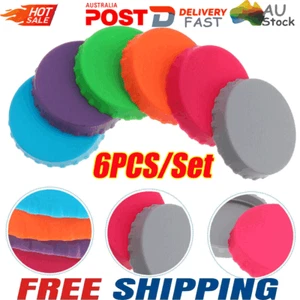 6PCS Silicone Soda Can Saver Lid Soda Can Covers for Beer Can Drink Covers AL - Picture 1 of 19