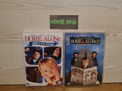 Home Alone & Home Alone 2 Lost in New York (DVD, 1992) Macaulay Culkin [R2] UK - Image 1 of 4