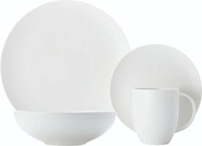 Juego de cena Maxwell & Williams 16 piezas platos de cocina platos laterales cuencos de sopa tazas Foto 1 de 4