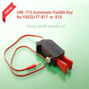 UNI -715 Llave de remo automática CW Morse para RADIOAFICIÓN YAESU FT-817 818 - Imagen 1 de 5