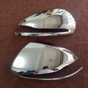 For Mercedes Benz W205 X253 C180 C200 C300 C GLC Coupe Chrome Mirror Cover Caps - Picture 1 of 7