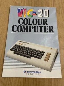 Rare Original Commodore 1982 VIC 20 Colour Brochure -👽👾Retro Gift Idea👾👽 - Afbeelding 1 van 12