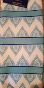 TOALLA DE COCINA CALIDAD MICROFIBRA Rayas Azul Claro - Imagen 1 de 2