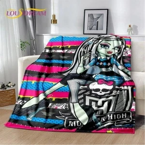 Monster High Draculaura Vampire Cartoon Printed Blanket Picnic Blanket2 - Picture 1 of 2