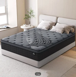 STARRY EUCALYPT Mattress Comfortable Latex Euro Top Pocket Springs Reinforced - Picture 1 of 7