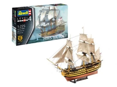 KIT MODELLINO BARCA NAVE STATICO REVELL H.M.S. VICTORY MODELLISMO SCALA 1:225 - Immagine 1 di 4