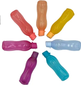 Brand NEW Tupperware 500ml Eco Water Drink Bottle Blue Pink Purple Orange Yellow