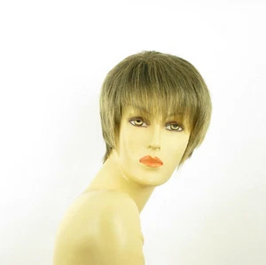 short wig for women golden brown wick ref louise 1bt24b PERUK - Imagen 1 de 9