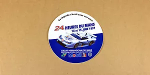 Original 1997 24 Hours of Le Mans Porsche 911 GT 1 Evolution Sticker - RARE MINT - Picture 1 of 2