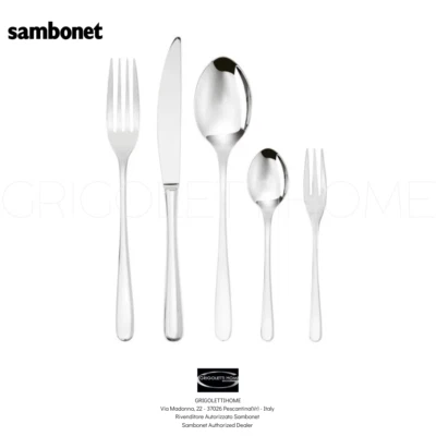 Sambonet - Taste Acciaio Inox - Set Posate 60 pezzi per 12 persone - Immagine 1 di 4