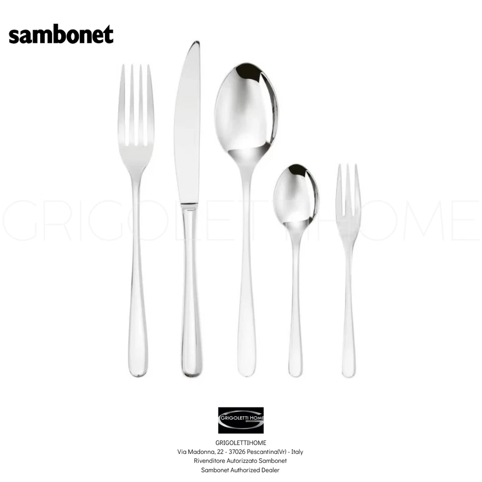 Sambonet - Taste Acciaio Inox - Posate 30 pezzi per 6 persone - Rivenditore - Immagine 1 di 4