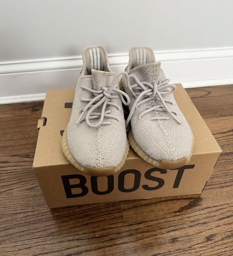 Adidas Yeezy Boost 350 V2 taglia 9 uomo gomma grigio sesamo F99710 Adidas scatola da corsa