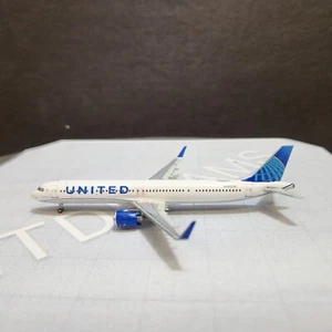 1/400 UNITED AIRLINES AIRBUS A321-200 NEO 2020'S EVO BLUE COLORS N44501 NG MODEL - Picture 1 of 9