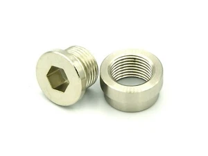 M18x 1.5 - Edelstahl Lambdasonde Aufschweißmutter Abgaskrümmer Stufen Einschweiß - Bild 1 von 5