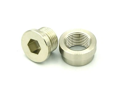 M18x 1.5 - Edelstahl Lambdasonde Aufschweißmutter Abgaskrümmer Stufen Einschweiß - Bild 1 von 4