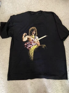 Camiseta vintage negra para hombre Eddie Van Halen, XL, ¡Excelente estado! - Imagen 1 de 2