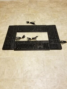LOT OF 4 DELL KEYBOARD KB212-B CN-05P02F 266-046Q-A01 - Picture 1 of 4
