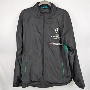 SELTENE UEFA Champion League Heineken Jacke Herren XL schwarz grün Fußball Sammlerstück - Bild 1 von 8