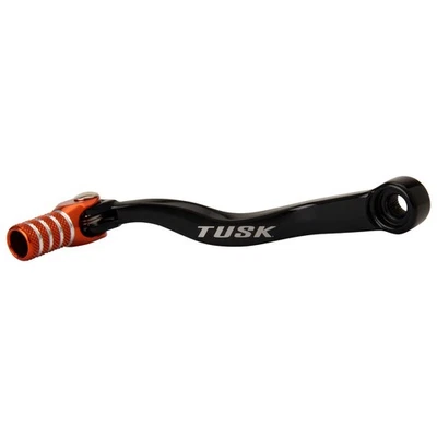 Palanca de cambios plegable Tusk punta negra/naranja para Husqvarna TE 300 Pro 2024-2025 Foto 1 de 2