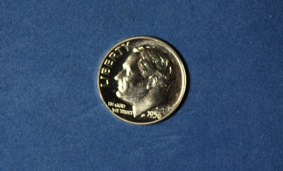 1956- ROOSEVELT  ONE DIME  #P32605 - Image 1 of 2