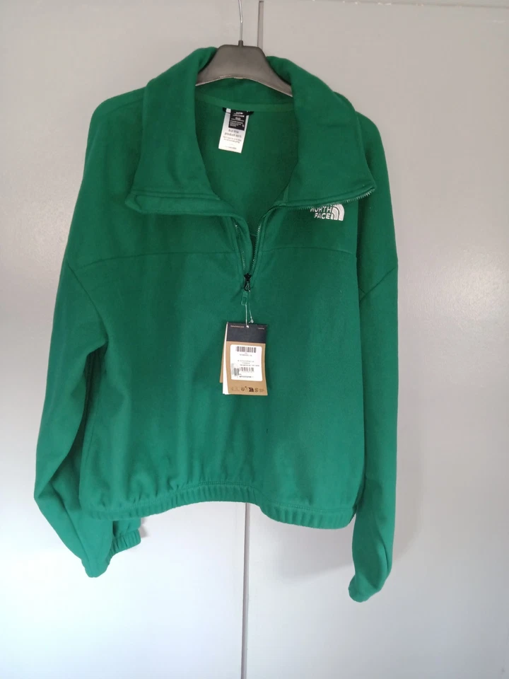 The North Face Glacier 1/2 Zip Fleece  Green XL Womens (New) - Image 1 of 4