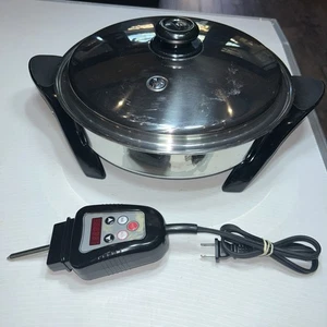 Saladmaster 12" Elektrische Pfanne 304/316Ti Titan Edelstahl Ölkern SA012OCU - Bild 1 von 15