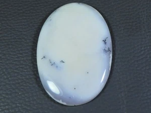 97Cts. Natural Dendrite Opal Oval Cabochon Loose Gemstone 38X55X05 MM c630 - Picture 1 of 9