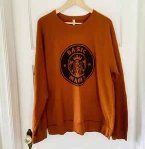 Sudadera básica Starbucks mamá calabaza naranja 2XL lona Bella otoño café mamá - Imagen 1 de 14