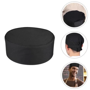 Sombrero de chef de 2 piezas sombreros de catering para mujeres niños gorra de redes de pelo - Imagen 1 de 12