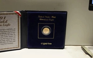 Years Vary  US 1/10th oz. Gold Eagle $5 Gem Unc in Case Proof - Picture 1 of 6