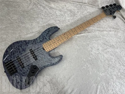 ESP AMAZE-CTM-SL5 Mod Indigo Purple Electric Bass Guitar - Image 1 of 4