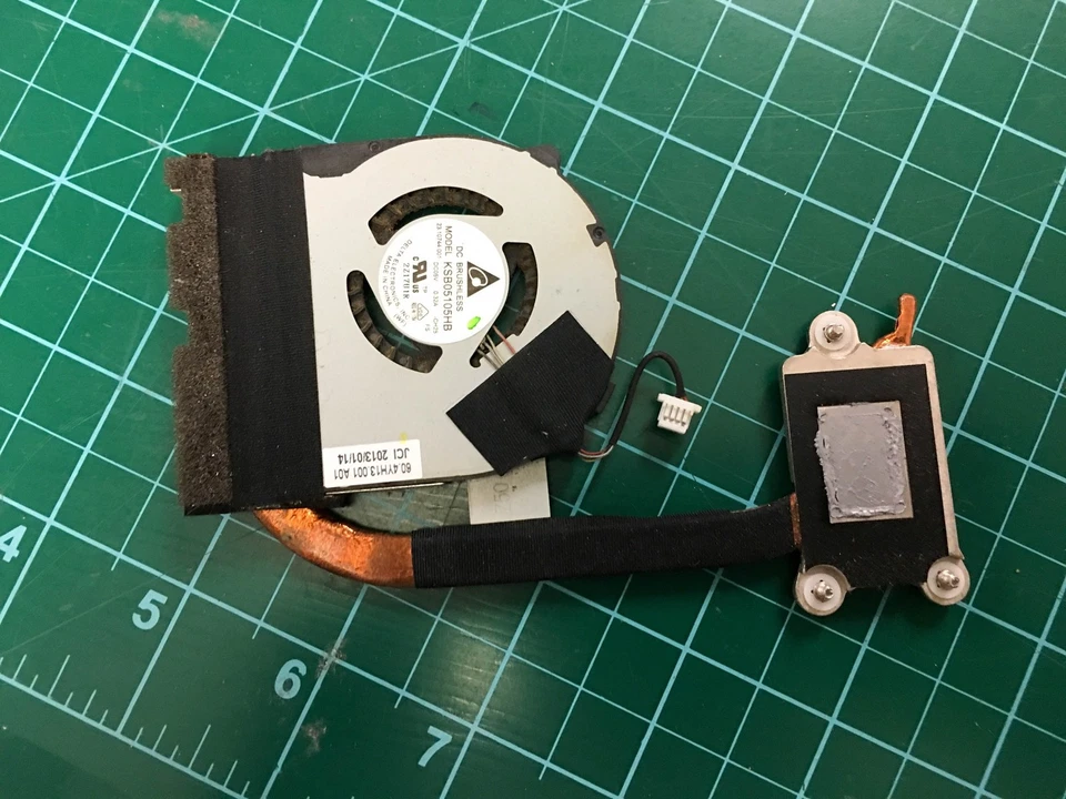 Ventilador de refrigeração para laptop Sony Vaio SVT151 15,6" fabricante de equipamento original com dissipador de calor 60,4YH13,001 - Imagem 1 de 1