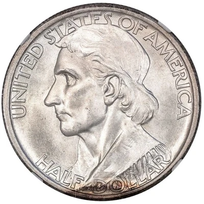 1936-S Daniel Boone Silver Commemorative Half Dollar - NGC MS 67 - Image 1 of 4