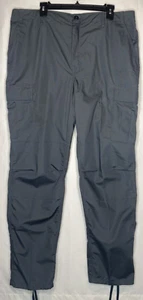 Men’s Military Tactical Ripstop Charcoal Grey BDU Fatigue Cargo Pants Size Large - Picture 1 of 11