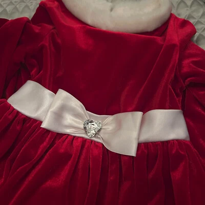 Платье для девочки размер 7 VALENTINE сердце красный кукла и я вечеринки праздник - Изображение 1 из 4