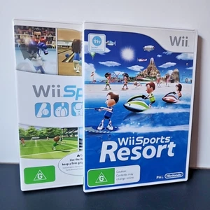 Wii Sports & Wii Sports Resort Nintendo Wii Games Complete GC - Picture 1 of 10