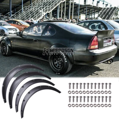 For Honda Prelude BK Fender Flares Body Kit Parts Extra Wheel Arches Cover JDM Foto 1 de 4