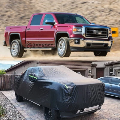 For GMC Sierra 1500 Truck Pickup Cover Outdoor UV Dust Water Resistant Protector - Image 1 of 4
