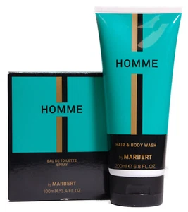 MARBERT HOMME EDT 100 ml & Hair and Body Wash 200 ml Geschenkset Bundle OVP - Bild 1 von 1