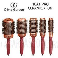 Olivia Garden Spazzola Capelli Termica Ceramica Ion Heat Pro Setole in Nylgard