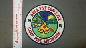 Boy Scout OA Section SE-5 1981 Conclave Pine Mountain 7186II - Imagen 1 de 1