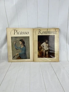 Vintage Picasso Rembrandt Full Color Print Books - Bild 1 von 12