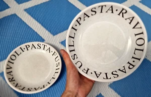 Whittard Of Chelsea ' Pasta Serving Bowls x2 ' Careamic Table Dish Plate ***RARE - Picture 1 of 6