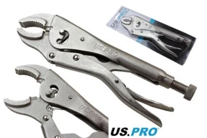 US PRO 215mm Dual Position Locking Plier Mole Grips, Clamp pliers 12mm to 45mm - Picture 1 of 5