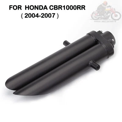 Sistema de escape negro silenciador puntas tubo de enlace trasero para Honda CBR1000RR 2004-2007 Foto 1 de 4