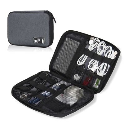 Hynes Eagle Travel Universal Cable Organizer Electronics Accessories Case Charge
